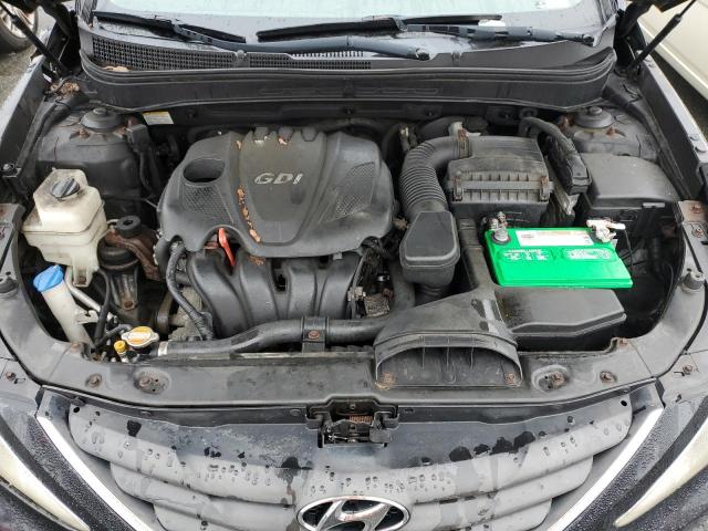 5NPEB4AC2BH004492 - 2011 HYUNDAI SONATA GLS BLACK photo 11