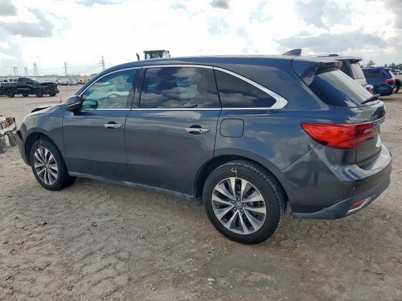 5FRYD3H44EB020212 - 2014 ACURA MDX TECHNOLOGY Մոխրագույն լուսանկար 2