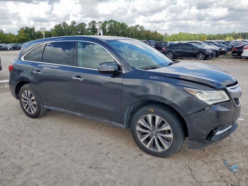 5FRYD3H44EB020212 - 2014 ACURA MDX TECHNOLOGY Մոխրագույն լուսանկար 4