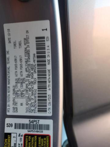 5TFAZ5CN6KX078162 - 2019 TOYOTA TACOMA DOUBLE CAB SILVER photo 13