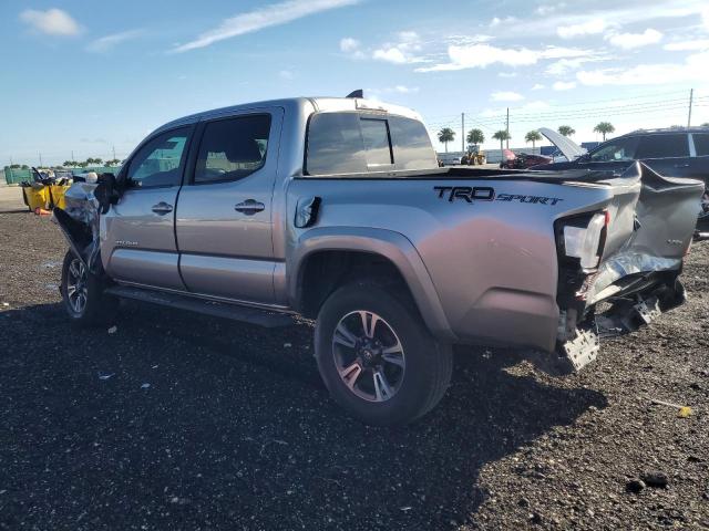 5TFAZ5CN6KX078162 - 2019 TOYOTA TACOMA DOUBLE CAB SILVER photo 2
