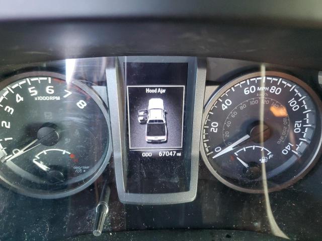 5TFAZ5CN6KX078162 - 2019 TOYOTA TACOMA DOUBLE CAB SILVER photo 9