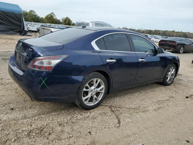 1N4AA5AP1EC443151 - 2014 NISSAN MAXIMA S BLUE photo 3