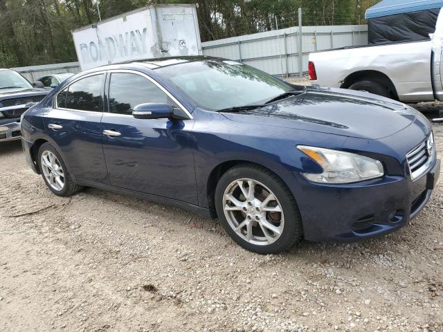 1N4AA5AP1EC443151 - 2014 NISSAN MAXIMA S BLUE photo 4