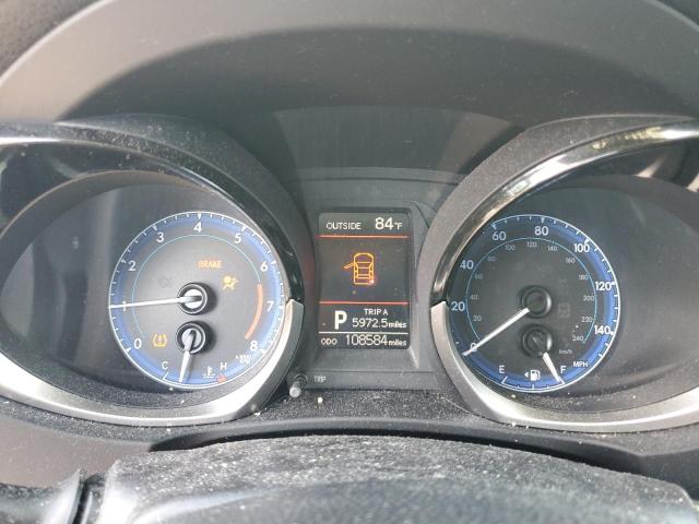 2T1BURHE1GC483970 - 2016 TOYOTA COROLLA L შავი ფოტო 9