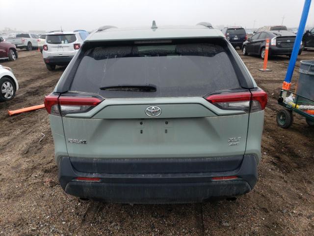 2T3P1RFV4KW045976 - 2019 TOYOTA RAV4 XLE TURQUOISE photo 6