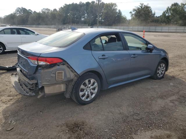 JTDEPMAE7MJ165644 - 2021 TOYOTA COROLLA LE BLUE photo 3
