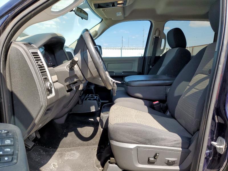 1C6RD6LT2CS313488 - 2012 DODGE RAM 1500 SLT Синій фото 7