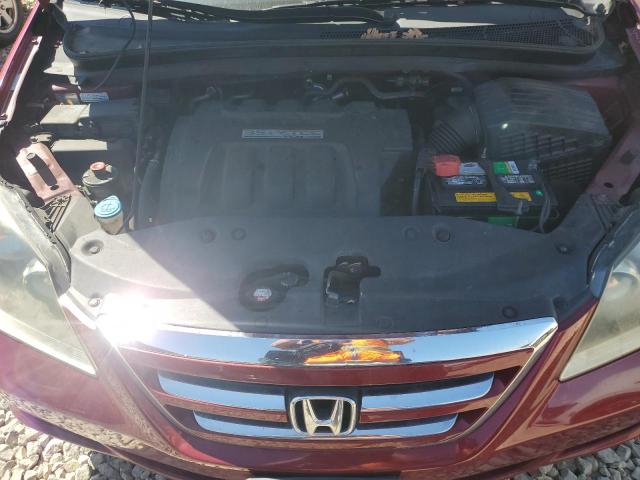5FNRL387X6B074649 - 2006 HONDA ODYSSEY EXL ბურგუნდია ფოტო 12