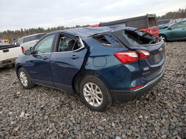 3GNAXUEV8KL291629 - 2019 CHEVROLET EQUINOX LT BLUE photo 2