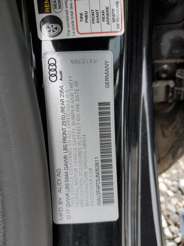 WAU2FAFC9JN052811 - 2018 AUDI S7 PRESTIGE 黑色 照片 12