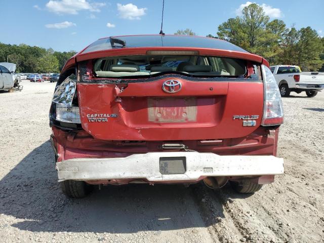 JTDKB20U587800152 - 2008 TOYOTA PRIUS RED photo 6