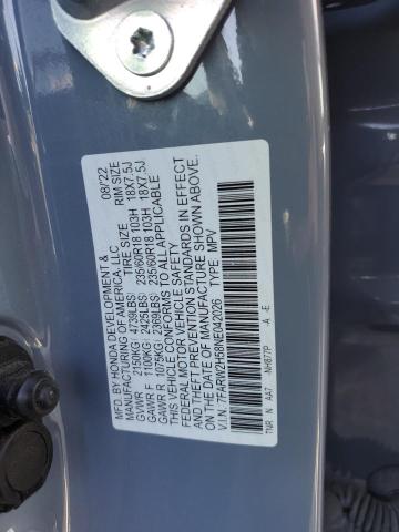 7FARW2H58NE042026 - 2022 HONDA CR-V EX BLUE photo 14