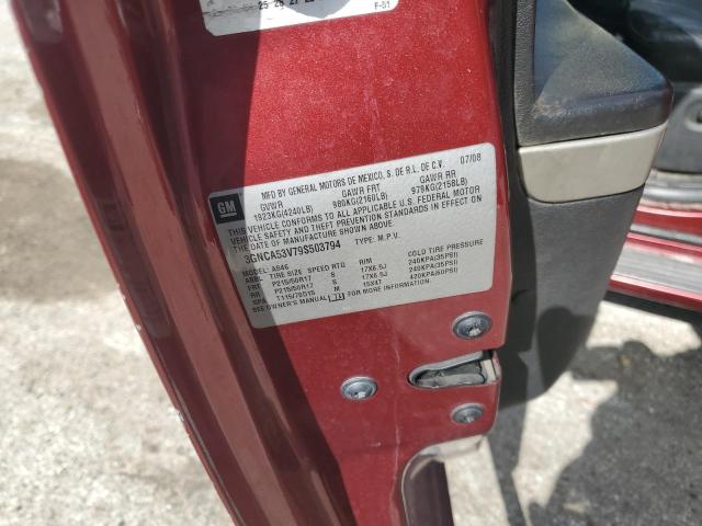 3GNCA53V79S503794 - 2009 CHEVROLET HHR LT 栗色 照片 12