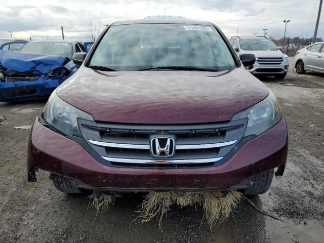 5J6RM4H3XEL014229 - 2014 HONDA CR-V LX BURGUNDY photo 5