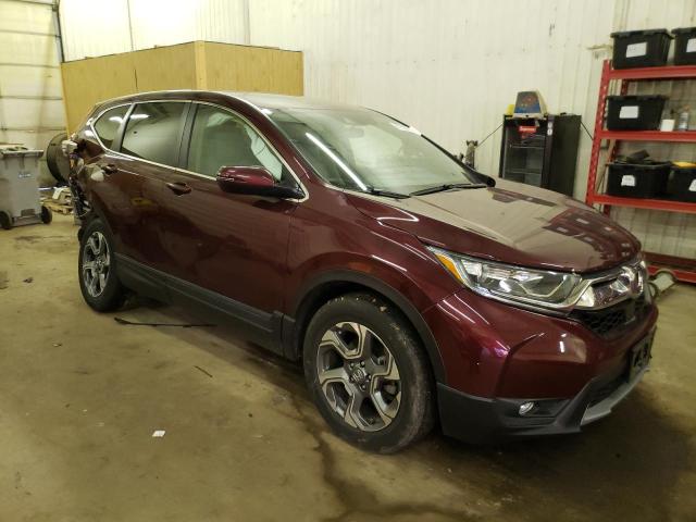 2HKRW2H52KH623465 - 2019 HONDA CR-V EX MAROON photo 4