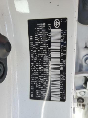 5YFEPMAE3MP226175 - 2021 TOYOTA COROLLA LE თეთრი ფოტო 13