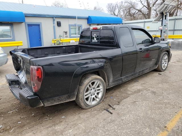 1GCCS196258220074 - 2005 CHEVROLET COLORADO BLACK photo 3