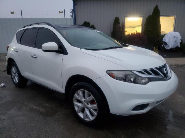 JN8AZ1MW0DW315015 - 2013 NISSAN MURANO S WHITE photo 4