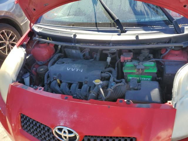 JTDJT923085180537 - 2008 TOYOTA YARIS RED photo 11