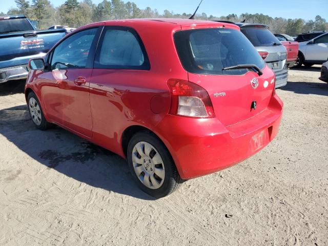 JTDJT923085180537 - 2008 TOYOTA YARIS RED photo 2