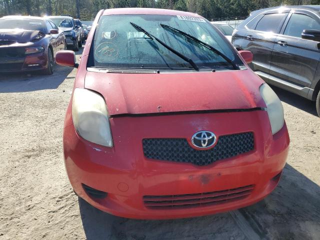 JTDJT923085180537 - 2008 TOYOTA YARIS RED photo 5