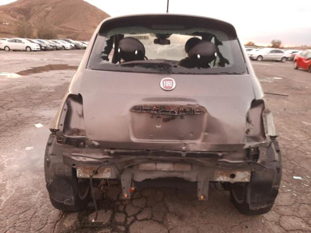 3C3CFFGEXDT712657 - 2013 FIAT 500 ELECTRIC GRAY photo 6