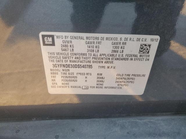 3GYFNDE30DS540785 - 2013 CADILLAC SRX PERFORMANCE COLLECTION Graphite photo 13