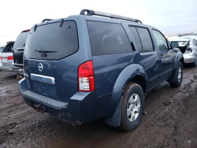 5N1AR18W17C613497 - 2007 NISSAN PATHFINDER LE BLUE photo 3