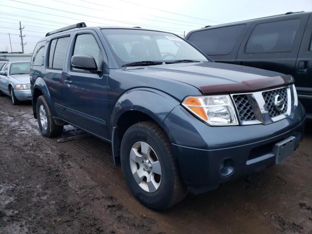 5N1AR18W17C613497 - 2007 NISSAN PATHFINDER LE BLUE photo 4