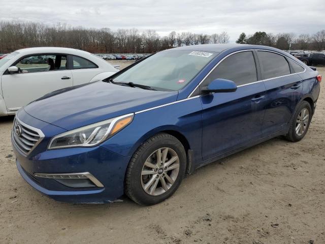 5NPE24AF8FH234716 - 2015 HYUNDAI SONATA SE BLUE photo 1