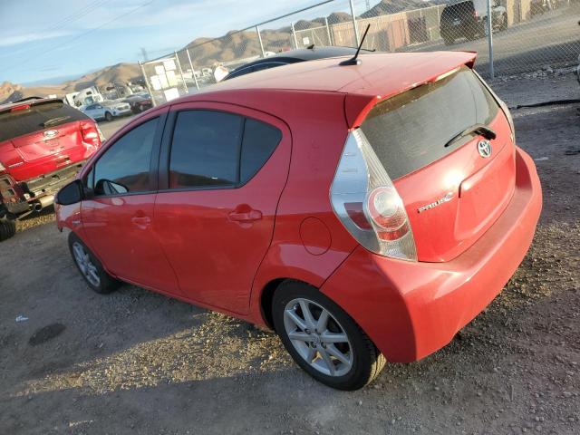 JTDKDTB34E1070415 - 2014 TOYOTA PRIUS C RED photo 2