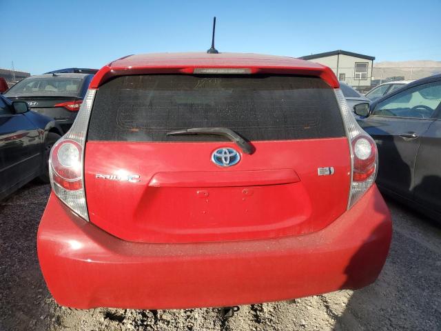 JTDKDTB34E1070415 - 2014 TOYOTA PRIUS C RED photo 6