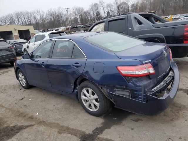 4T1BF3EK1BU734852 - 2011 TOYOTA CAMRY BASE BLUE photo 2