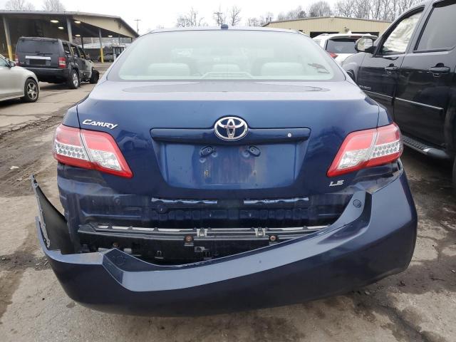 4T1BF3EK1BU734852 - 2011 TOYOTA CAMRY BASE BLUE photo 6