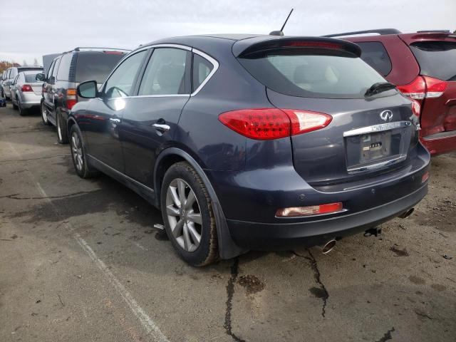 JNKAJ09F98M352196 - 2008 INFINITI EX35 BASE Կապույտ լուսանկար 2