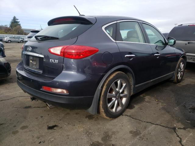 JNKAJ09F98M352196 - 2008 INFINITI EX35 BASE Կապույտ լուսանկար 3
