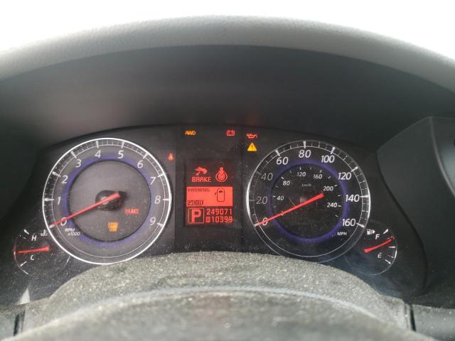 JNKAJ09F98M352196 - 2008 INFINITI EX35 BASE Կապույտ լուսանկար 9