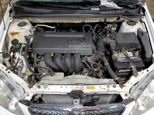 1NXBR32E86Z597078 - 2006 TOYOTA COROLLA CE WHITE photo 11