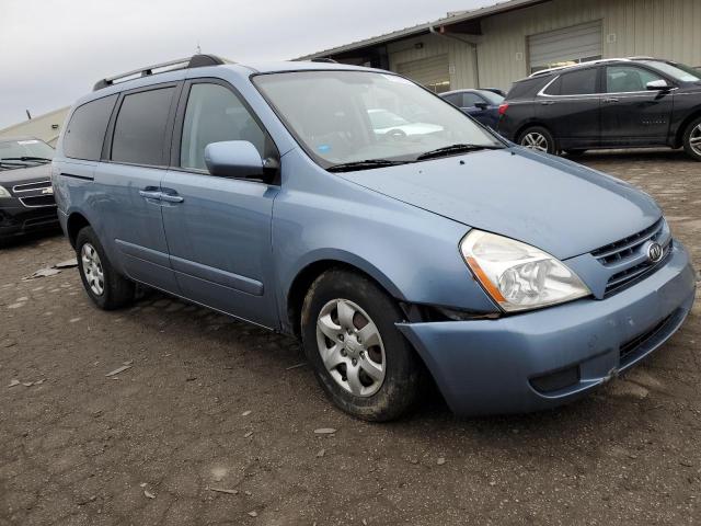 KNDMB233386255411 - 2008 KIA SEDONA EX BLUE photo 4