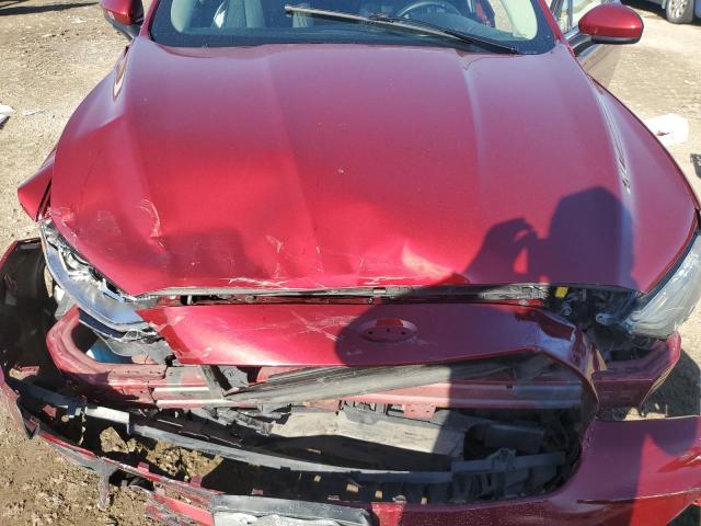 3FA6P0LU9KR241391 - 2019 FORD FUSION SE RED photo 11