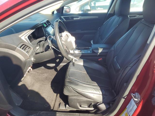 3FA6P0LU9KR241391 - 2019 FORD FUSION SE RED photo 7