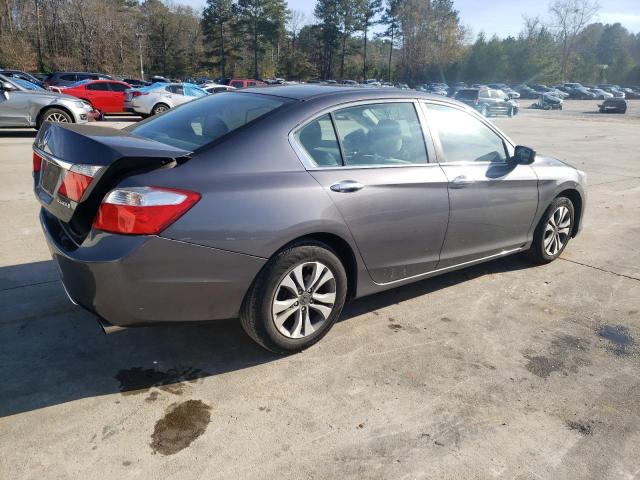 1HGCR2F39FA031008 - 2015 HONDA ACCORD LX GRAY photo 3