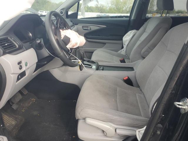 5FNYF6H16KB032005 - 2019 HONDA PILOT LX BLACK photo 7