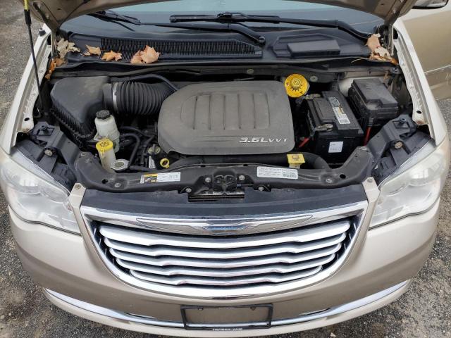 2C4RC1CGXER329881 - 2014 CHRYSLER TOWN & COU TOURING L TAN photo 12