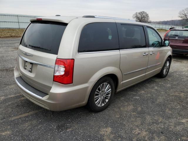 2C4RC1CGXER329881 - 2014 CHRYSLER TOWN & COU TOURING L TAN photo 3