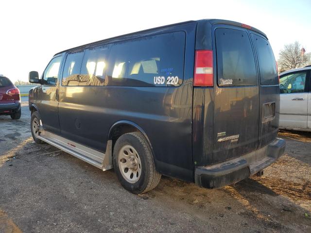 1GNSGBF47B1100563 - 2011 CHEVROLET EXPRESS G1 LS BLUE photo 2