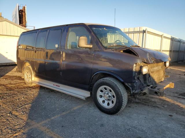 1GNSGBF47B1100563 - 2011 CHEVROLET EXPRESS G1 LS BLUE photo 4