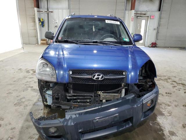 KM8JN72D38U768733 - 2008 HYUNDAI TUCSON SE BLUE photo 5