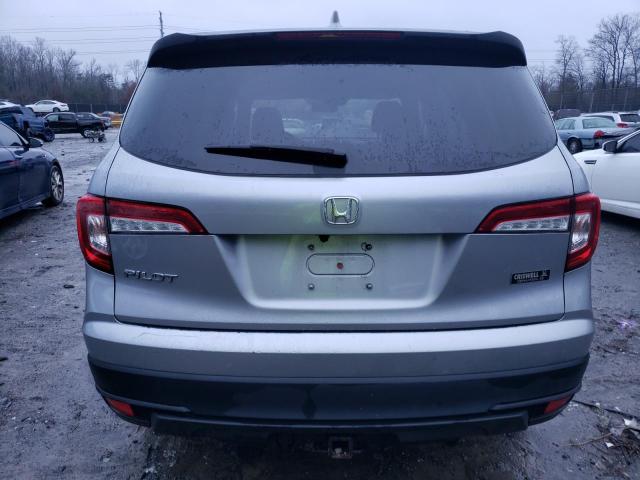 5FNYF5H13KB031050 - 2019 HONDA PILOT LX SILVER photo 6